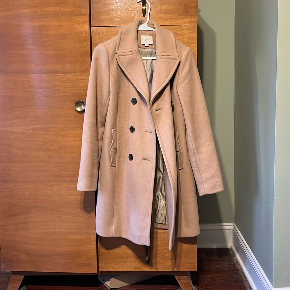 Ann Taylor Loft Camel Coat